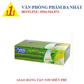 KHĂN GIẤY PULPPY TRÀ XANH