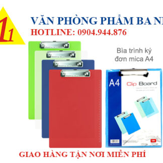 bìa trình ký, bìa trình ký mica, bìa trình ký mica A4, bìa trình ký đơn A4