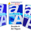 double a a4 70 gsm, giấy in Double A a4 70gsm