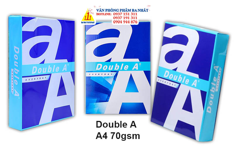 Giấy Double A A4 70 gsm