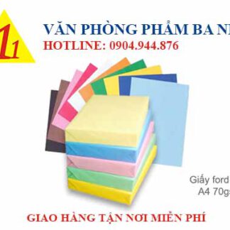 giấy ford, giấy for, giấy ford màu a4 70, giấy ford a4 70gsm