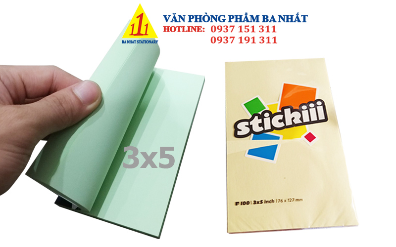 giấy note, giấy note màu, giấy note stickiii, bộ giấy note dán, giấy ghi chú 3x5 stickiii, giấy ghi chú 3x5, giấy note 3 x 5 stickiii