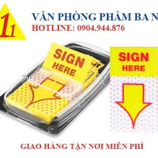 giấy note trình ký, giấy note sign here, giấy note ký tên, bộ giấy note dán, giấy ghi chú sign here, giấy note sign here giá sỉ, giấy dán trình ký