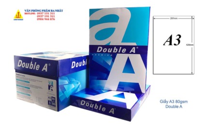 giấy A3 Double A 80gsm