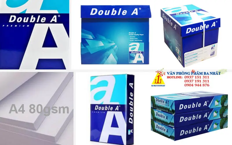 Thông tin sản phẩm giấy A4 Double A 80 gsm