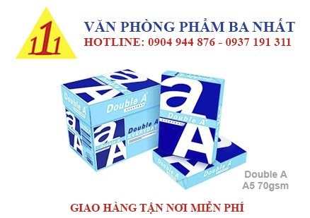 Giấy Double A A5 70 GSM