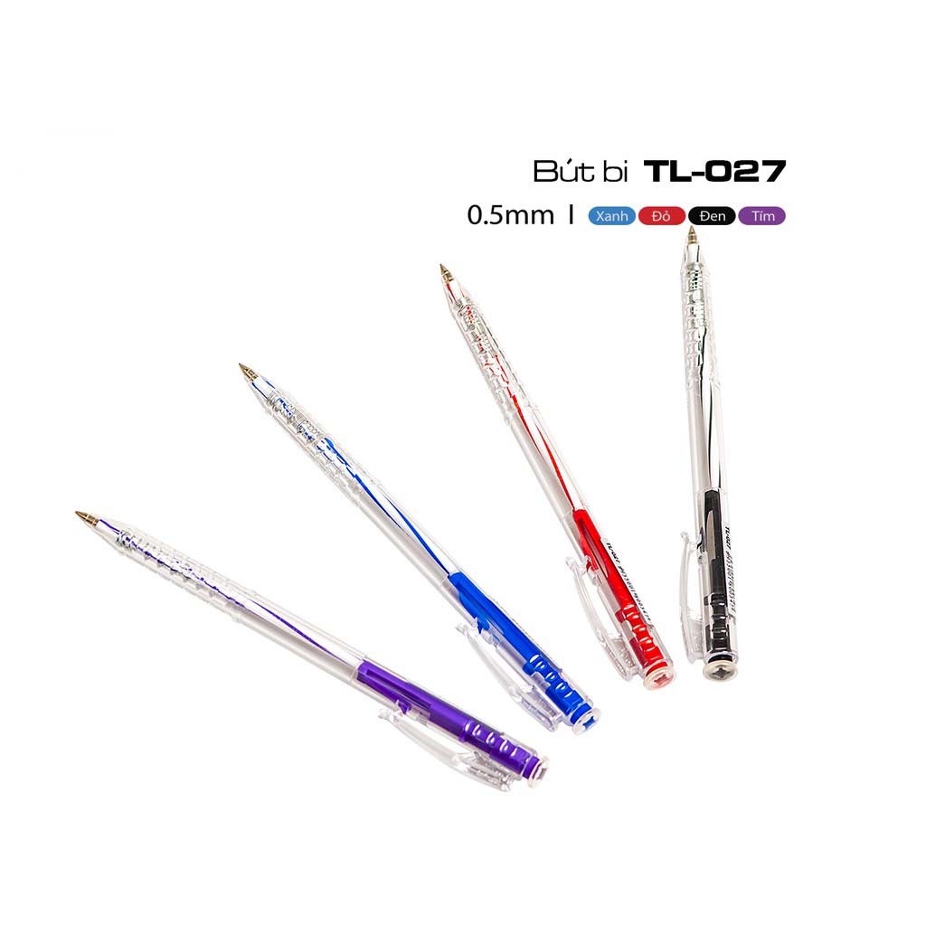 Bút bi Thiên Long TL027 có những màu nào?
