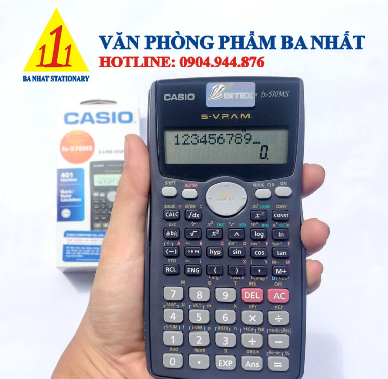 Casio Fx 570 Ms Máy Tính Cá Nhân Chính Hãng | VPP Ba Nhất