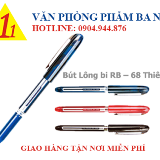 Bút Lông bi, bút bi lông, Bút Lông bi RB-68 Thiên Long, viết lông bi RB-68, RB-68