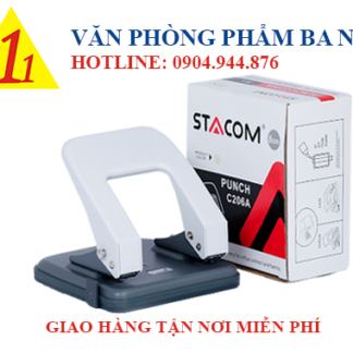 bấm lỗ giấy a4, bấm lỗ STACOM C206A, dập lỗ STACOM C206A, máy đục lỗ STACOM C206A, máy dập lỗ, máy bấm lỗ giấy, dụng cụ bấm lỗ hồ sơ, STACOM C206A
