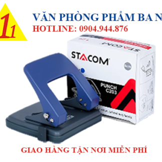 bấm lỗ giấy a4, bấm lỗ STACOM C203, dập lỗ STACOM C203, máy đục lỗ STACOM C203, máy dập lỗ, máy bấm lỗ giấy, dụng cụ bấm lỗ hồ sơ, STACOM C203
