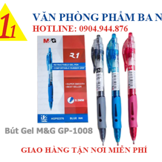 bút gel, viết gel, bút gel MG GP1008, bút gel M&G, giá bút gel MG, bút gel MG giá sỉ, viết MG gp1008, bút nước MG1008