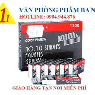 kim bấm số 10 SDI, kim bấm SDI no.10, ghim bấm SDI số 10, ghim bấm nhỏ, kim bấm SDI