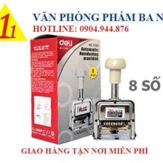 mộc dấu 8 số, dấu 8 số Deli, mộc dấu tự động 8 số deli, Deli 7509, dấu 8 số Deli 7509, mộc ngày tháng năm deli giá rẻ, dấu in date, dấu in date Deli, mộc dấu 8 số Deli, đóng dấu tự động Deli