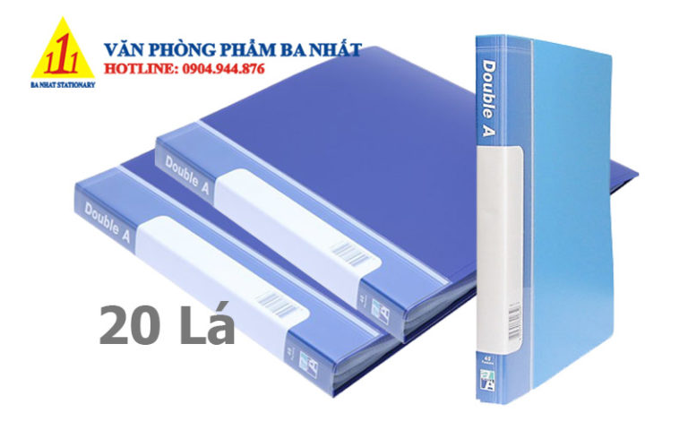 Bìa nhựa 20 lá Double A