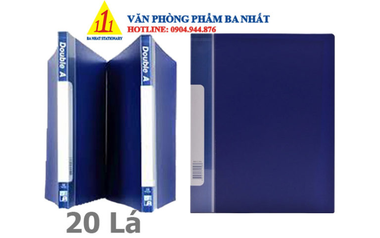 Bìa nhựa 20 lá Double A