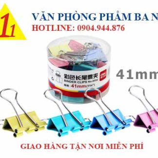 kẹp bướm màu, kẹp bướm lớn màu, kẹp bướm 41mm, kẹp giấy 41mm màu, kẹp bướm 41mm thiên long, kẹp bướm kẹp giấy, kẹp bướm 4 màu thiên long, kẹp bướm 41mm nhiều màu