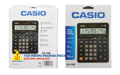 casio, CASIO GX-16B, máy tính Casio GX-16B, máy tính kế toán Casio GX-16B, máy tính cá nhân Casio GX-16B, máy tính tính tiền Casio GX-16B, máy tính Casio GX-16B tem bitex, máy tính Casio GX-16B chính hãng