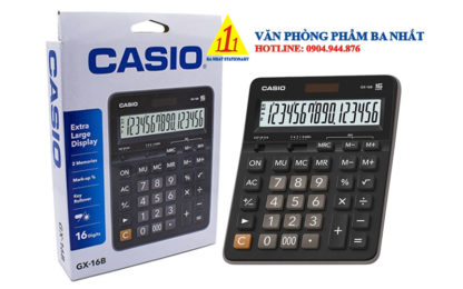 casio, CASIO GX-16B, máy tính Casio GX-16B, máy tính kế toán Casio GX-16B, máy tính cá nhân Casio GX-16B, máy tính tính tiền Casio GX-16B, máy tính Casio GX-16B tem bitex, máy tính Casio GX-16B chính hãng