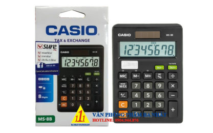 casio, CASIO MS 8B, máy tính Casio MS 8B, máy tính kế toán Casio MS 8B, máy tính cá nhân Casio MS 8B, máy tính tính tiền Casio MS 8B, máy tính Casio MS 8B tem bitex, máy tính Casio MS 8B chính hãng