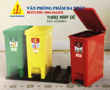 bộ thùng rác 3 màu, thùng rác phân loại 3 màu, Thùng rác bộ 3 eco Duy Tân, thùng phân loại rác 3 màu Duy Tân, bộ thùng rác phân loại Duy tân, thùng rác 3 màu, bộ 3 thùng rác phân loại Duy Tân