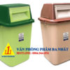 thùng rác duy tân, thùng rác nắp lật lớn Duy Tân, Thùng rác lớn Duy Tân No.0199, thùng đựng rác nắp lật Duy Tân No.0199, thùng rác nhựa Duy Tân, thùng rác loại lớn, thùng rác nắp lật No.0199