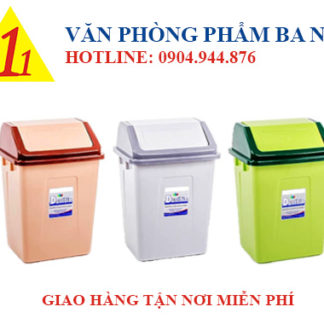 thùng rác duy tân, thùng rác nắp lật nhỏ Duy Tân, Thùng rác nhỏ Duy Tân No.H126, thùng đựng rác nắp lật Duy Tân No.H126, thùng rác nhựa Duy Tân, thùng rác cỡ nhỏ, thùng rác nắp lật No.H126