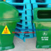 thùng rác nhựa 95 lít, thùng rác nắp hở, Thùng rác lớn 95L nắp hỡ, thùng đựng rác nắp hở 95l, thùng rác nhựa 95l có đế, thùng rác loại lớn không đế, thùng rác nắp hở công cộng