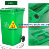 thùng rác nhựa 240 lít, thùng rác nắp kín cỡ lớn, Thùng rác đại 240L nắp đậy, thùng đựng rác nắp đậy 240l, thùng rác nhựa 240l có bánh xe, thùng rác loại lớn có bánh xe, thùng rác nắp kín công cộng, thùng rác công cộng 240L