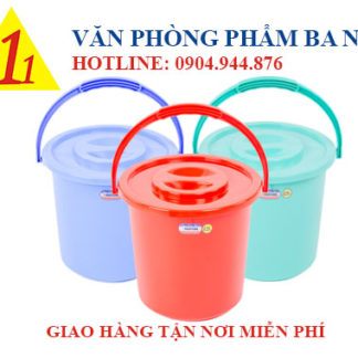 xô 12 lít Duy Tân có nắp, xô nhựa Duy Tân nhỏ, xô đựng nước Duy Tân 12L, xô nhựa nhỏ 12L Duy Tân, xô 12 lít, xô nước 12L , xô nhựa Duy Tân No.H064