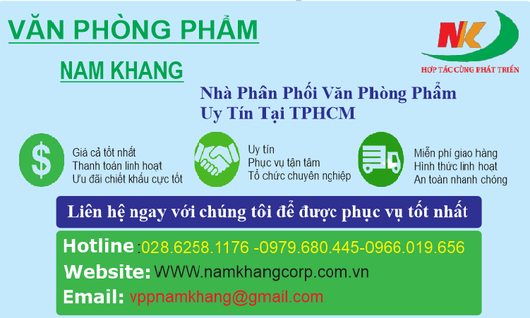 Văn Phòng Phẩm quận Bình Thạnh - Nam Khang