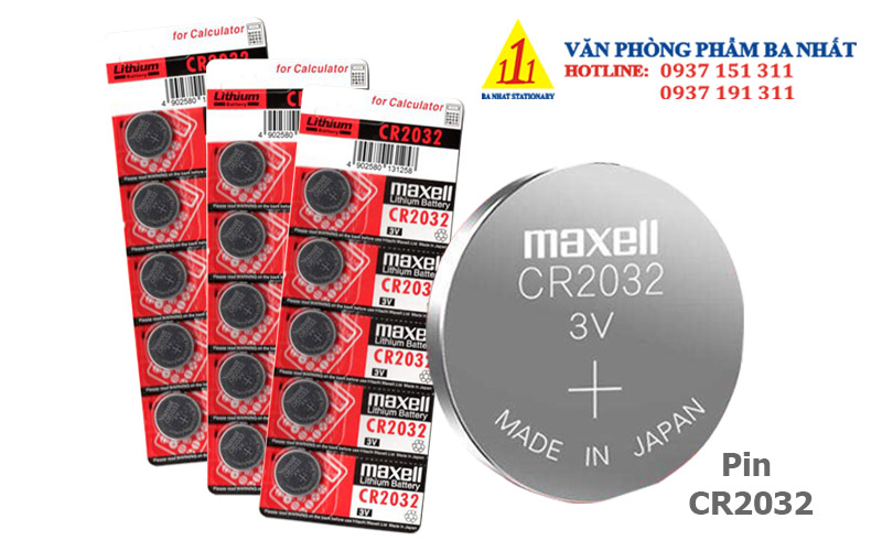 pin CR2032, pin 6v, pin nút áo cr2032, pin maxell CR2032 chính hãng, pin nút áo, pin 6v maxell