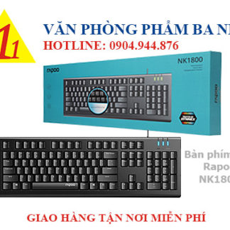 bàn phím máy tính, bàn phím giá rẻ, bàn phím có dây rapoo NK1800