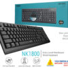 bàn phím máy tính, bàn phím giá rẻ, bàn phím có dây rapoo NK1800