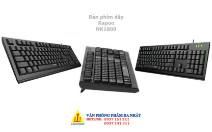 bàn phím máy tính, bàn phím giá rẻ, bàn phím có dây rapoo NK1800