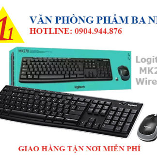 Bàn phím chuột Logitech không dây MK270