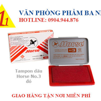 tampon mực dấu HORSE no3, tampon dấu horse no.3