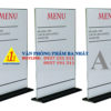 kệ mica a4 chữ T, kệ menu mica, khay menu mica A4 đứng chữ T, bảng menu đứng chữ T