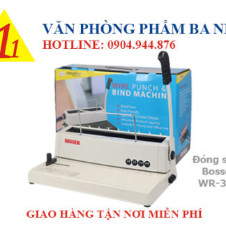máy đóng gáy lò xo, máy đóng lò xo bosser wr 318, máy đóng sách Bosser WR 318