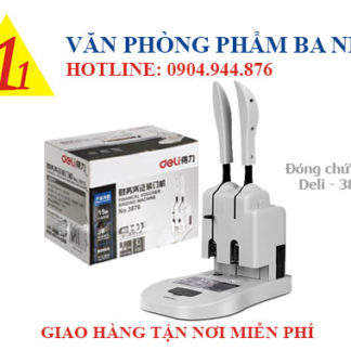 máy đóng chứng từ, máy khoan chứng từ, máy khoan đóng chứng từ DELI 3876