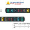 ổ cắm điện 6 lỗ, ổ cắm điện nối dài, ổ cắm điện lioa 6S5
