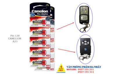 Pin 12V camelion A23, pin chìa khóa ô tô, pin remote cửa, pin 12V A23