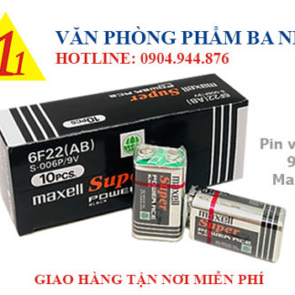 pin 9v, pin vuông 9v maxell
