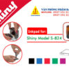 Tampon mộc dấu shiny s-824, khay mực dấu shiny, khay mực shiny S824