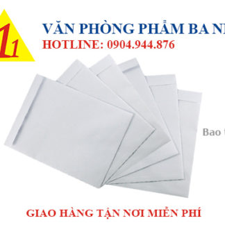 bao thư A5 trắng, bao thư trắng A5, kích thước bao thư A5
