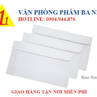 bao thư trắng, bao thư ngang, kích thước bao thư