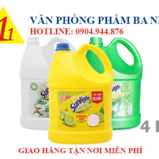 xà bông rửa chén, nước rửa chén sunlight, nước rửa chén sunlight 4kg