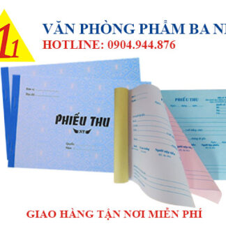 Phiếu thu, phiếu thu tiền, phiếu thu 3 liên