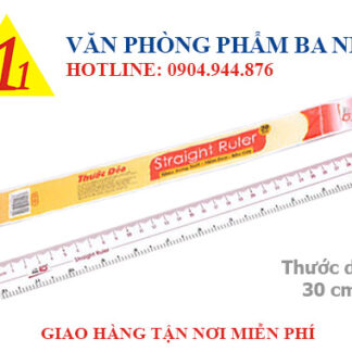 thước dẻo, thước thẳng, thước 30cm, thước thiên long 30cm