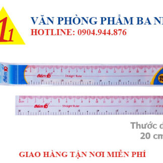 thước thẳng, thước 20cm, thước thiên long 20cm